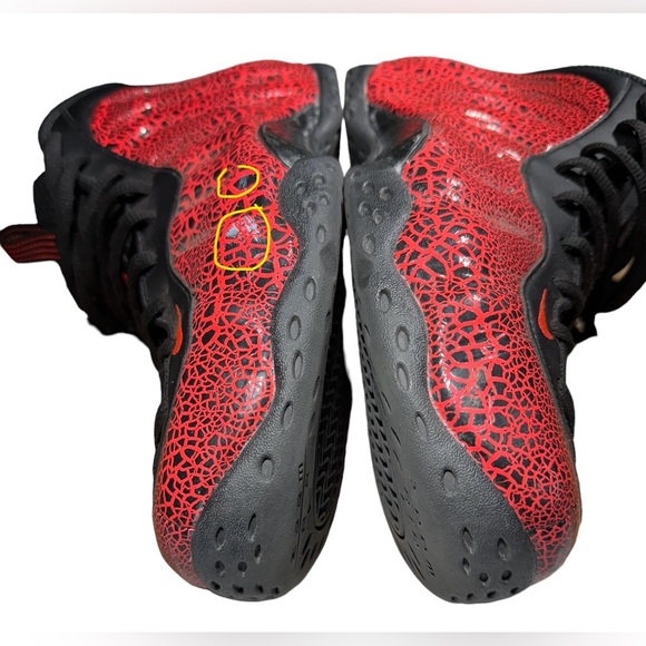 nike air foamposite one mens lava